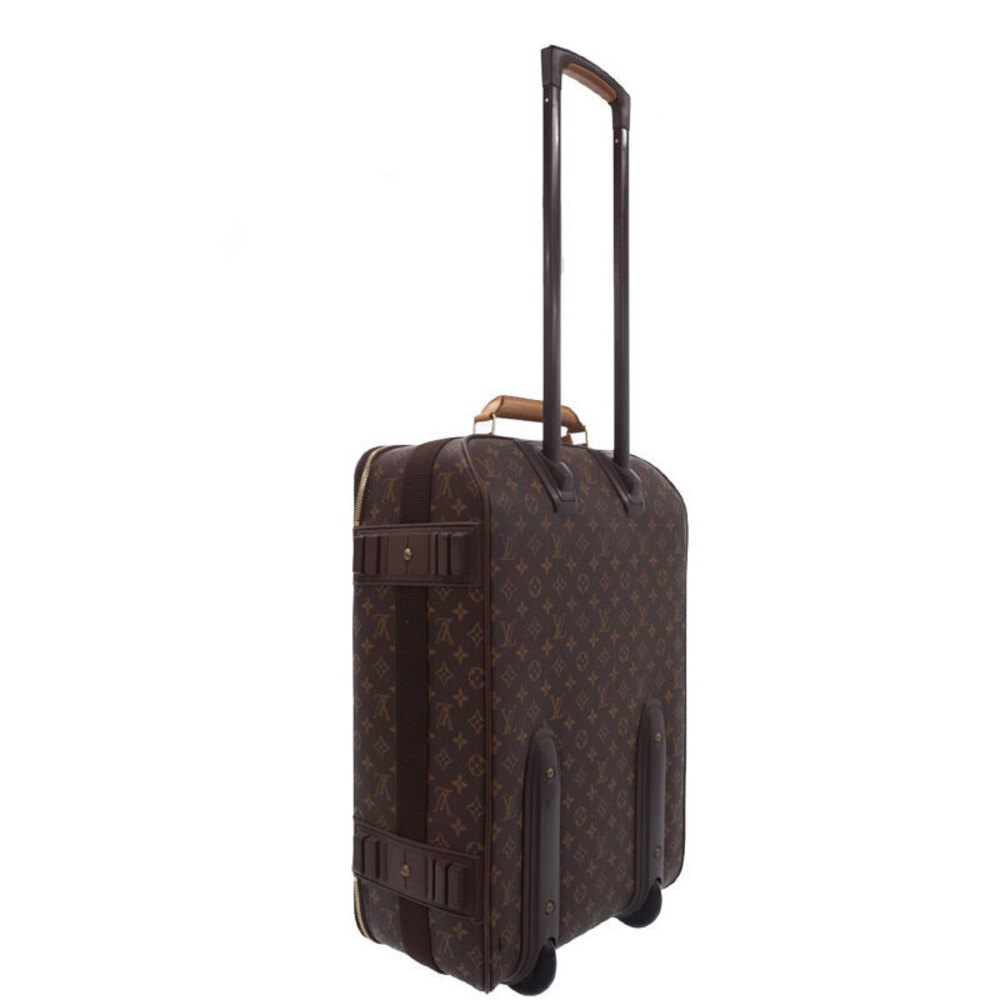 Louis Vuitton on Monogram Leather Case Carry Pegasus Brown